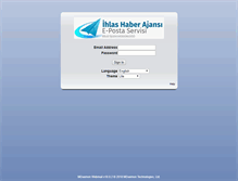 Tablet Screenshot of mail.iha.com.tr
